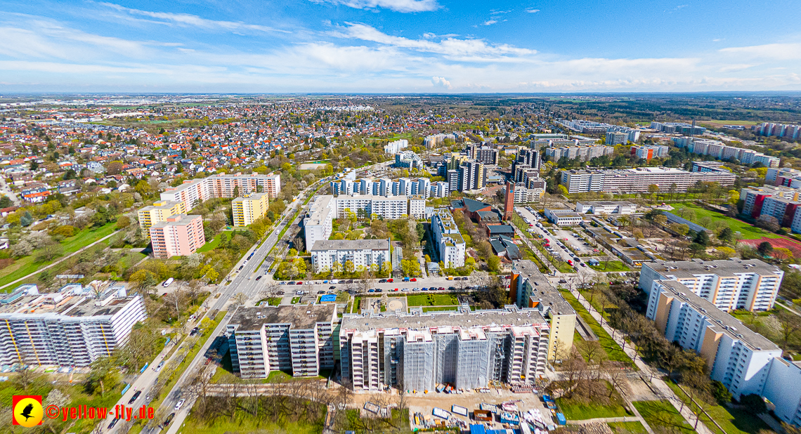 21.04.2023 - Marx-Zentrum und Umgebunbg in Neuperlach